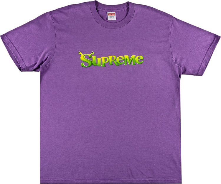Футболка Supreme Shrek Tee 'Purple', фиолетовый