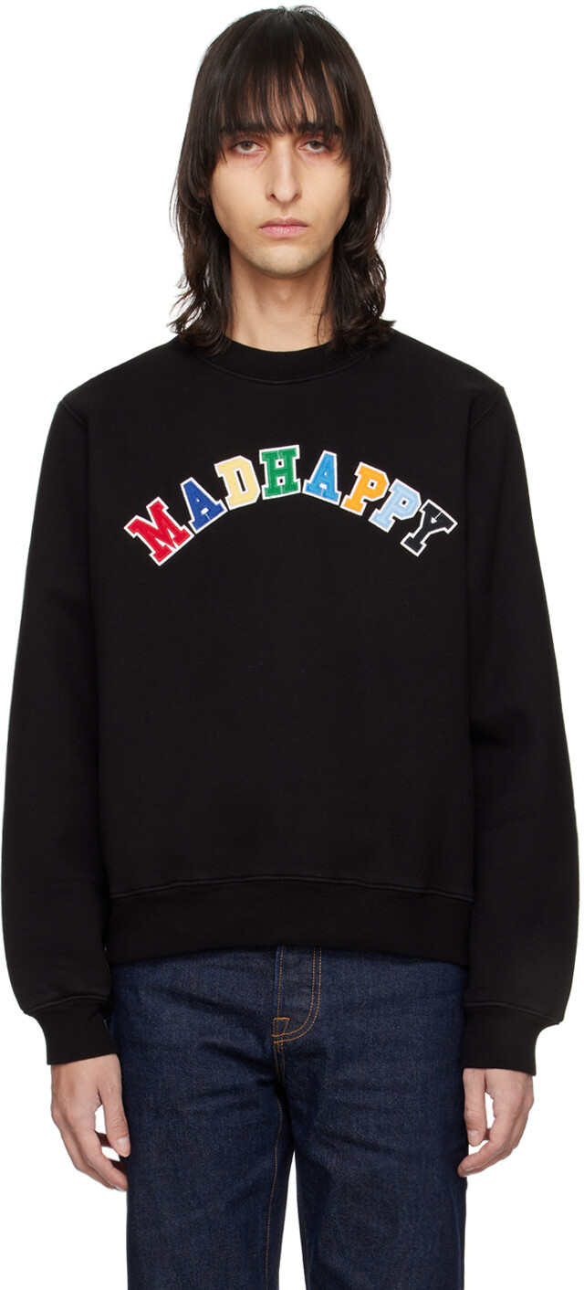 

Черный университетский свитшот Madhappy