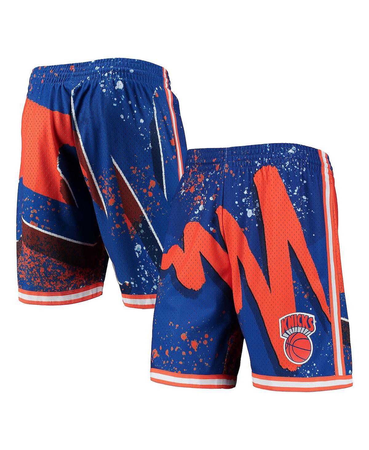 

Мужские синие шорты new york knicks hardwood classics 1991 hyper hoops swingman Mitchell & Ness, синий