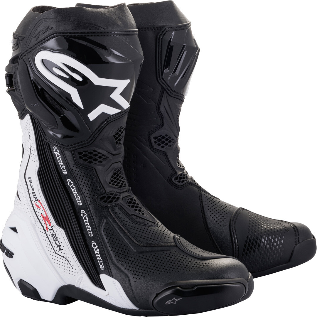 

Alpinestars Supertech R Vented Мотоцикл сапоги, черный/белый
