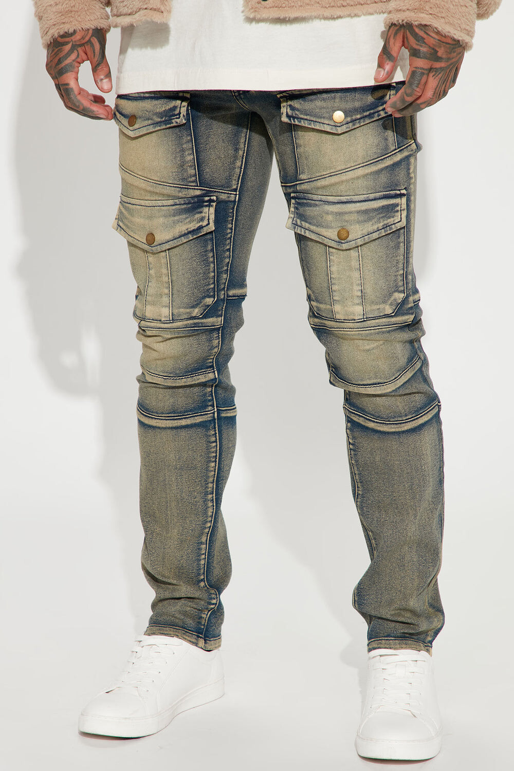 

Джинсы скинни Fashion Nova DF50N, синий