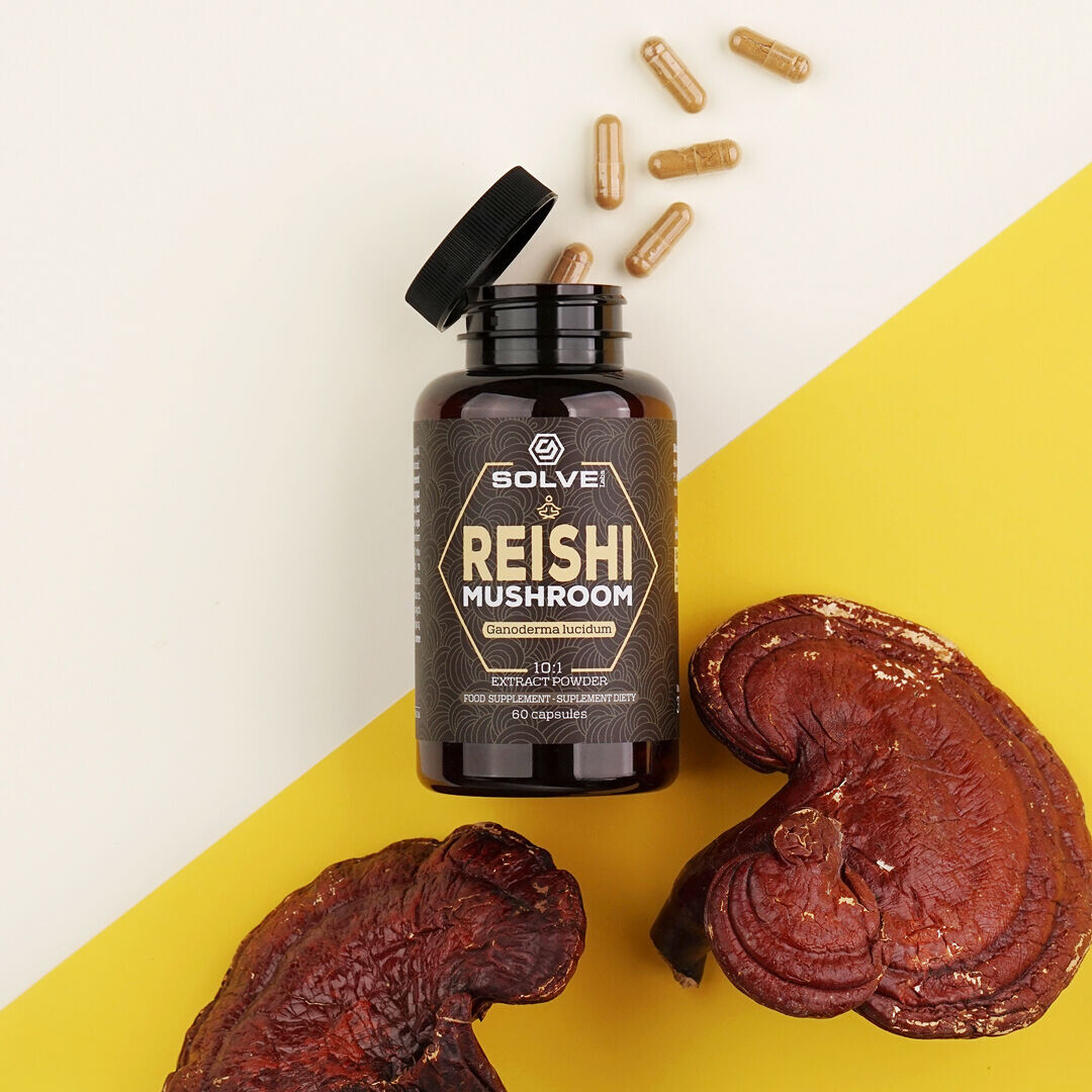 

Solve Labs Reishi пищевая добавка с экстрактами грибов 10:1, 60 капсул/1 упаковка