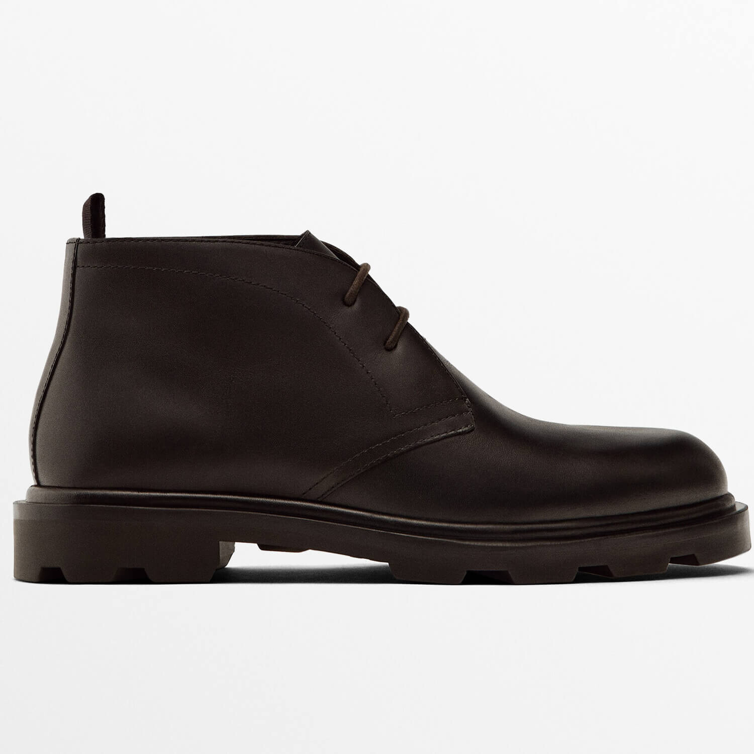 

Ботинки Massimo Dutti Nappa Safari, коричневый