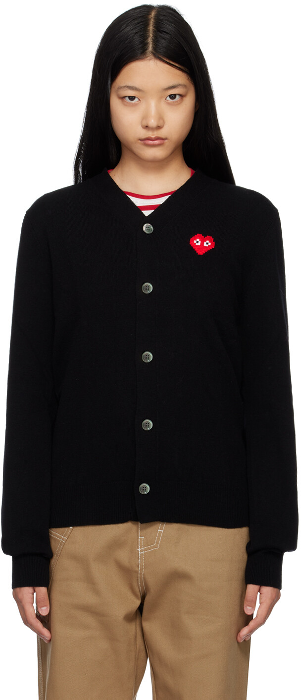 

Черный кардиган Invader Edition Comme des Garçons Play