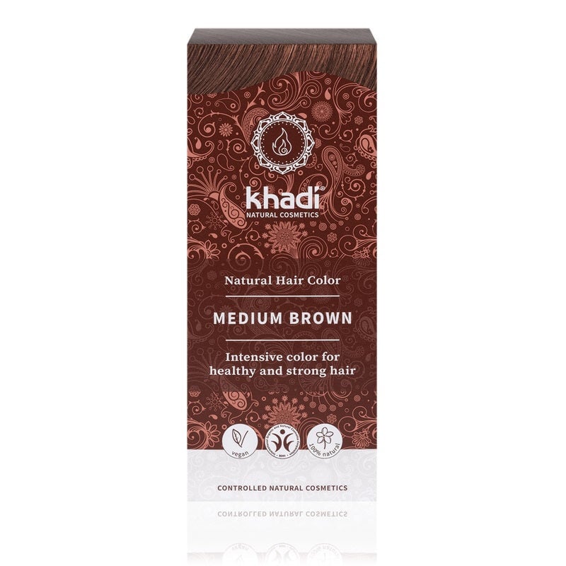 

Khadi Хна Natural Hair Color для волос Medium Brown 100г