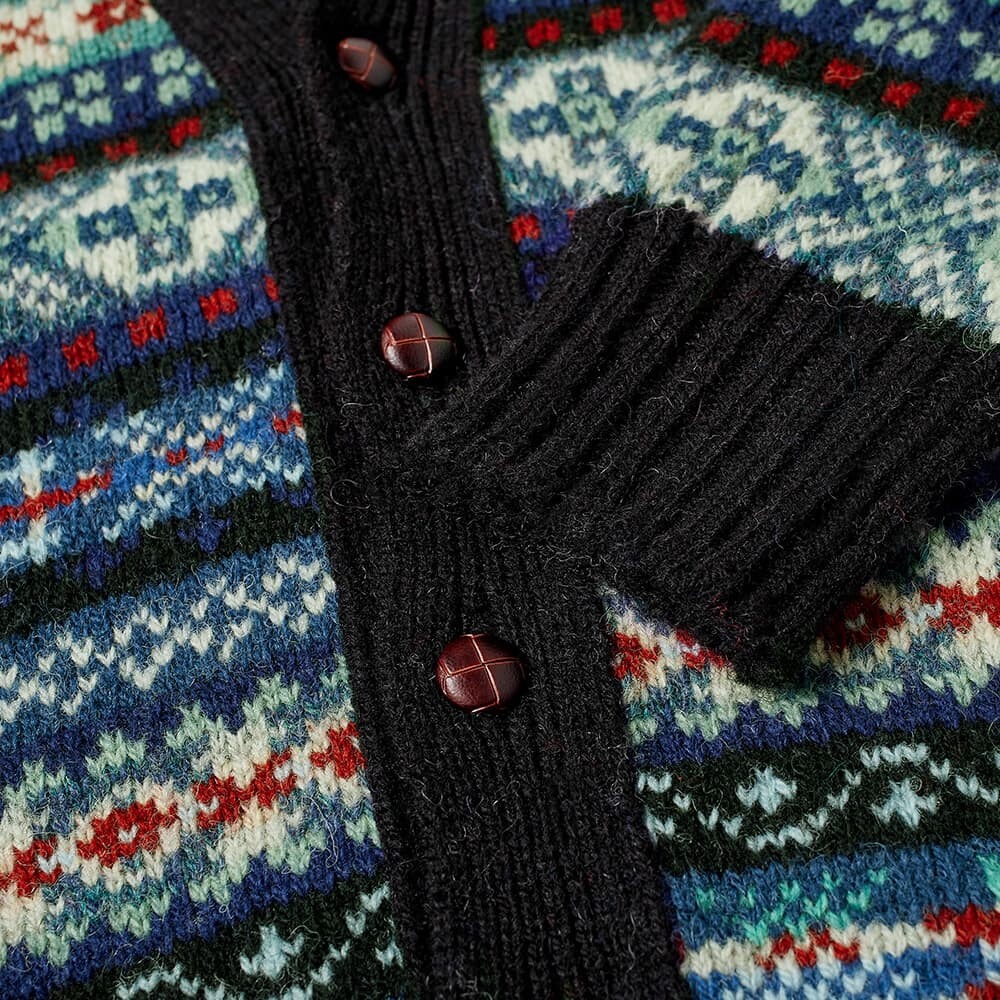 

Джемпер Jamieson's of Shetland Fair Isle V-Neck Cardigan, Серый