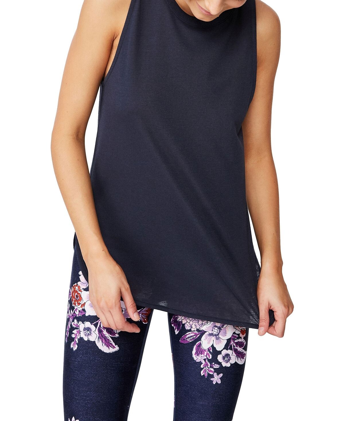 

Женская майка active curve hem COTTON ON, темно-синий