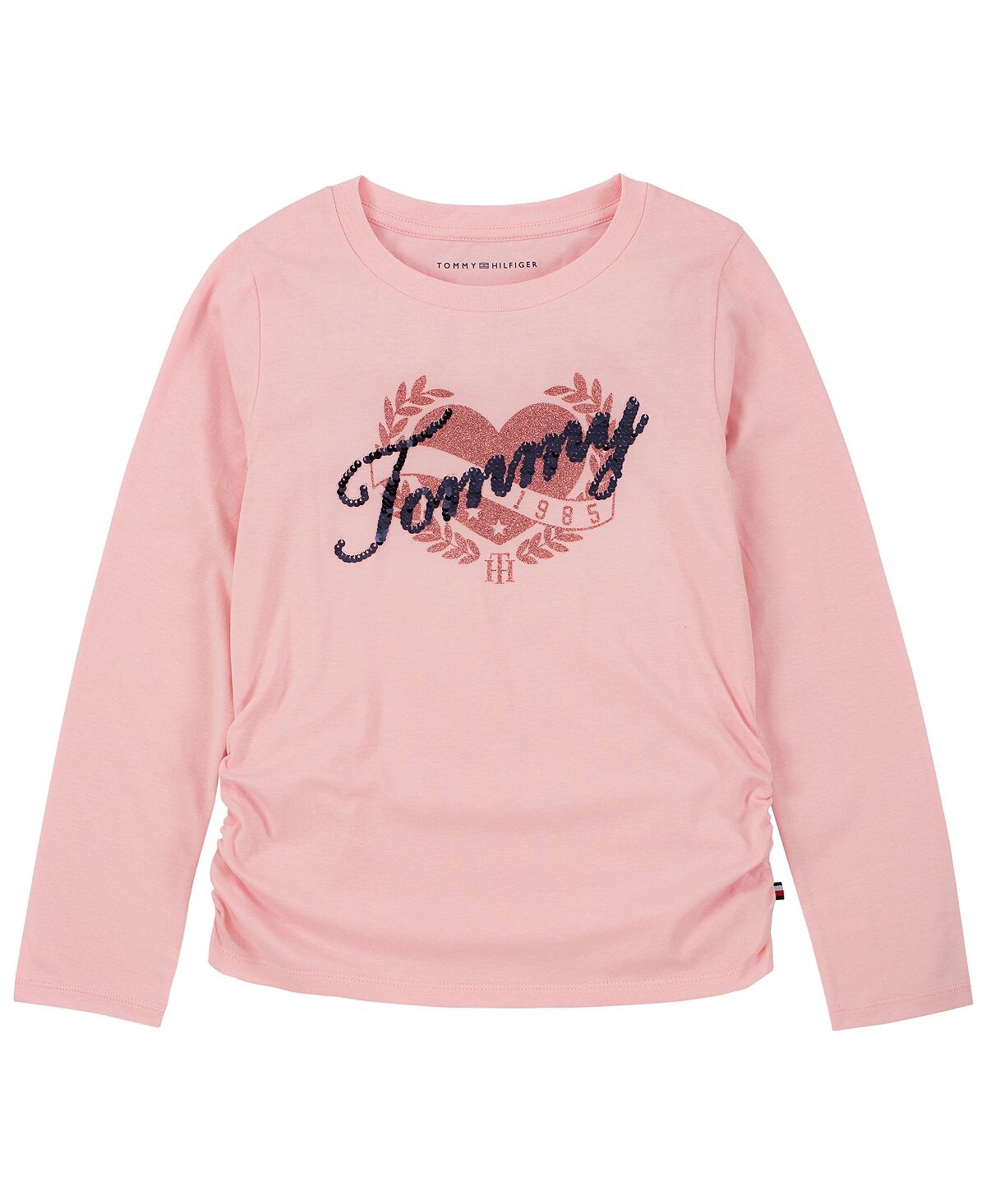 

Футболка с длинными рукавами и пайетками для больших девочек Tommy Hilfiger