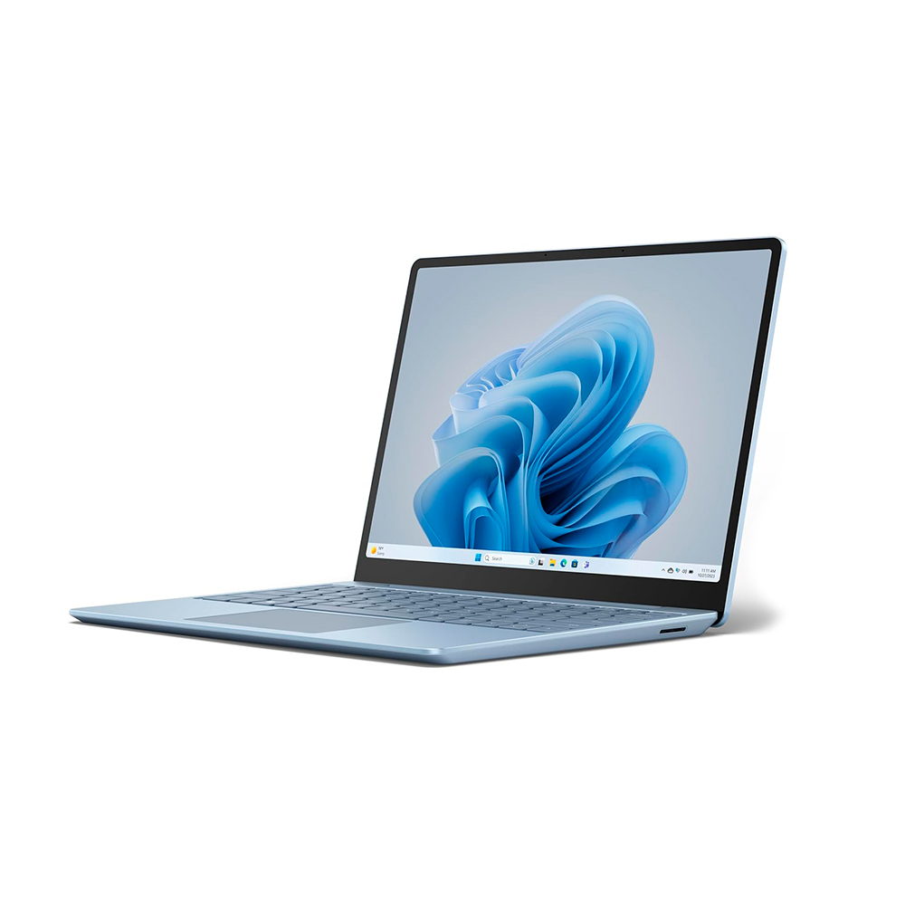 Ноутбук Microsoft Surface Laptop Go 3 (2023), 12.4 Сенсорный, 8Гб/256Гб, i5-1235U, голубой, английская клавиатура адаптер блок питания для планшета microsoft surface pro 4 и surface book model 1706 15v 4 0a 65w