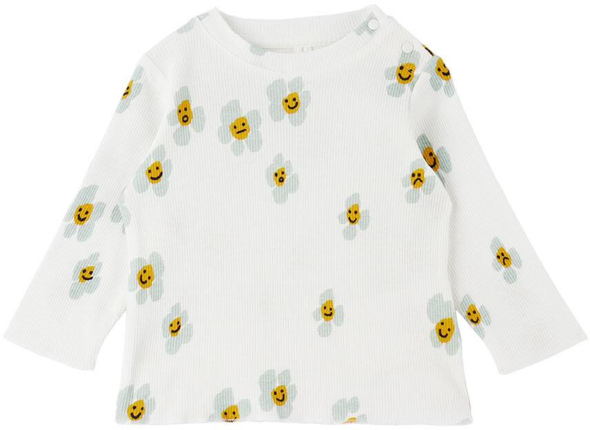 

Белая футболка с длинным рукавом Baby Daisy Stella McCartney