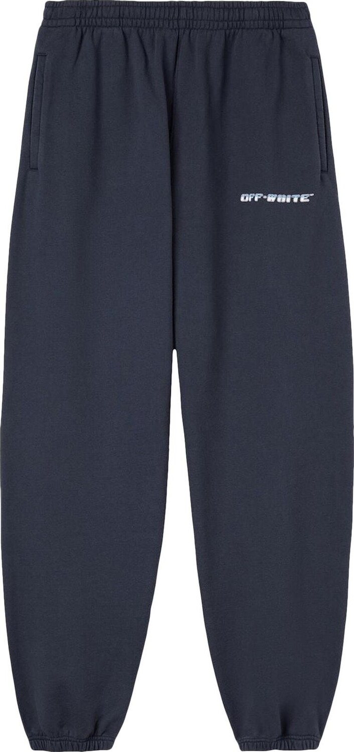 

Спортивные брюки Off-White Between Arrow Slim Sweatpants 'Outerspace', белый