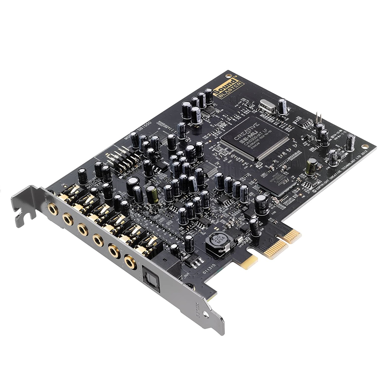 цена Звуковая карта Creative Sound Blaster Audigy PCIe RX 7.1, черный