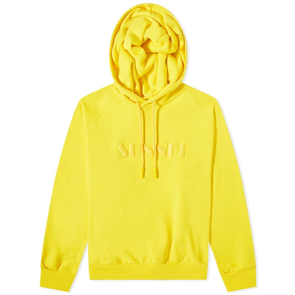 

Толстовка Sunnei Embroidered Logo Hoody, Желтый