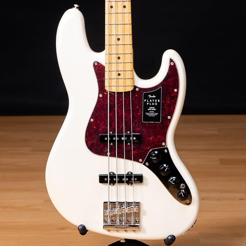 

Fender Player Plus Jazz Bass - клен, олимпийская жемчужина SN MX22114267 Fender Player Plus Jazz Bass Olympic Pearl