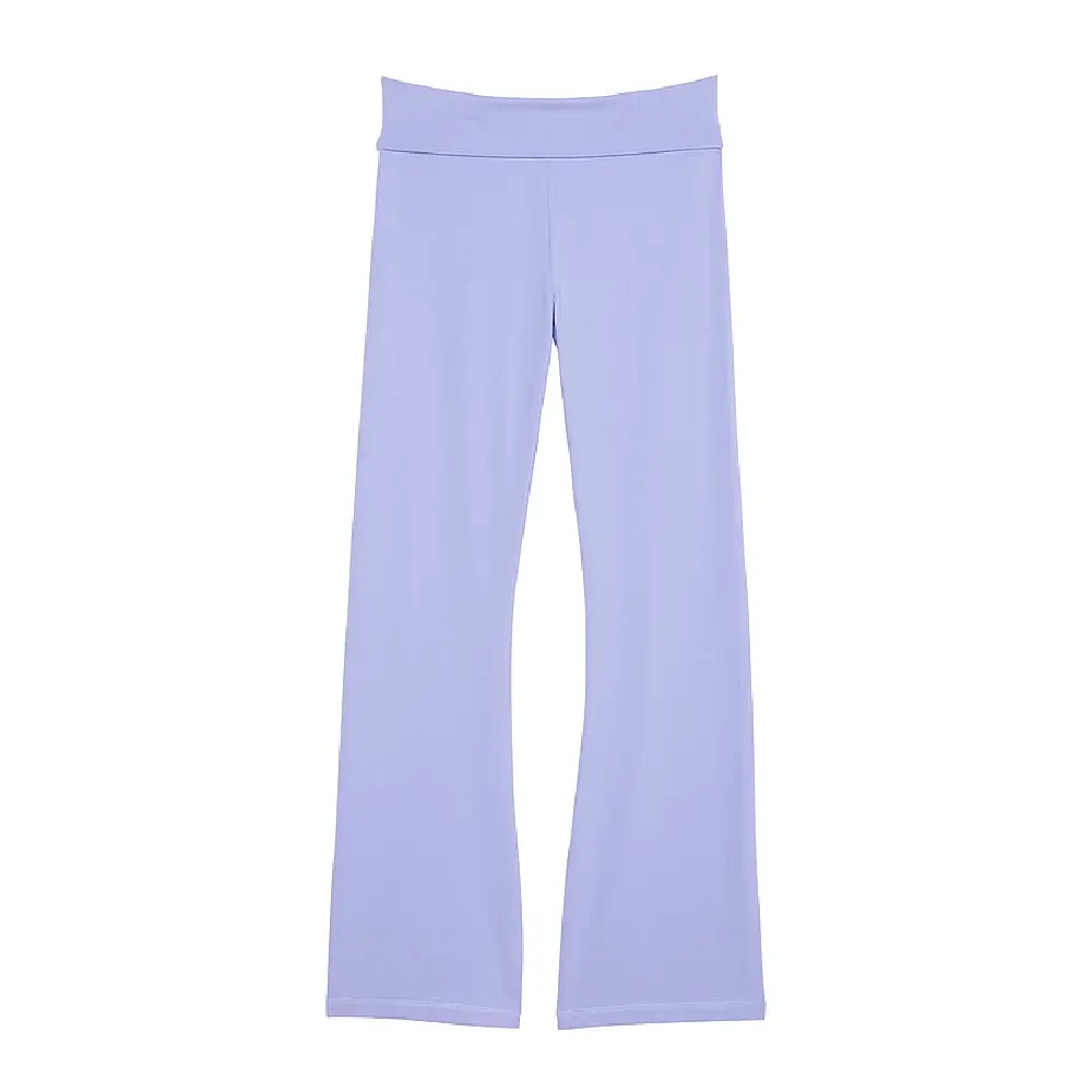 

Леггинсы Victoria's Secret VS Cotton Yoga Foldover Flare, голубой