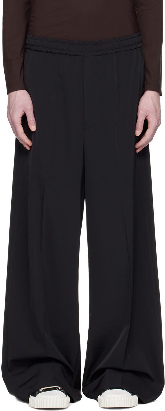 

Черные свободные брюки MM6 Maison Margiela