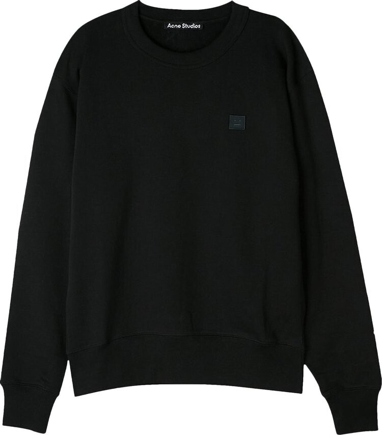 

Толстовка Acne Studios Crewneck Sweatshirt 'Black', черный