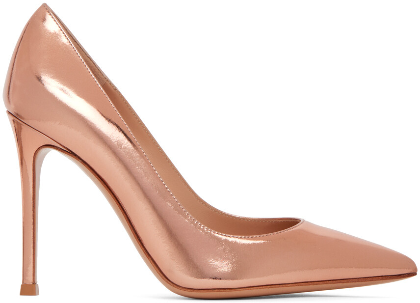 

Медные туфли на каблуке Gianvito 105 Gianvito Rossi