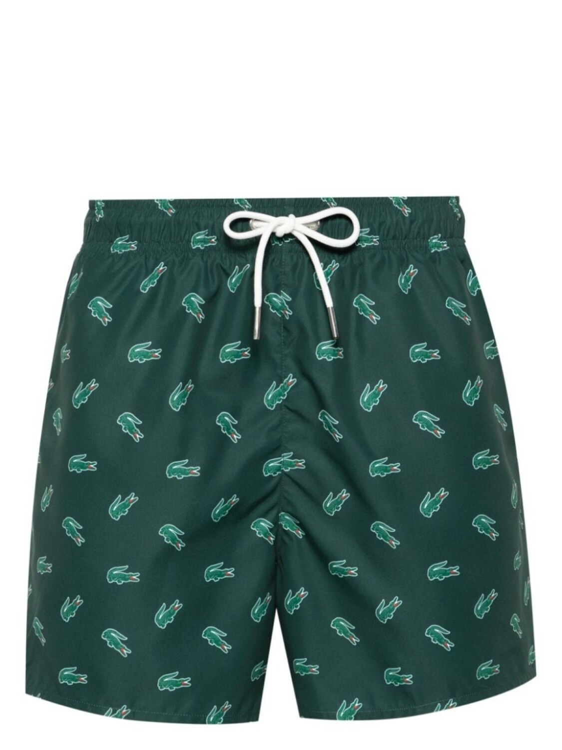 

Lacoste плавки-шорты с кулиской и принтом Crocodile, зеленый