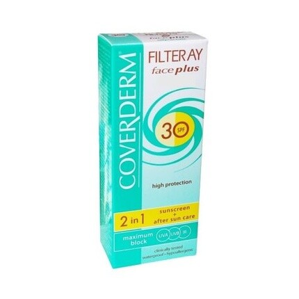 

Coverderm Filteray Face Plus Spf30 Тонированный солнцезащитный крем для лица для сухой и чувствительной кожи, 50 мл, Farmecco