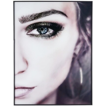 

LOLAhome Картина с лицом из черного закаленного стекла в рамке 90 x 120 см