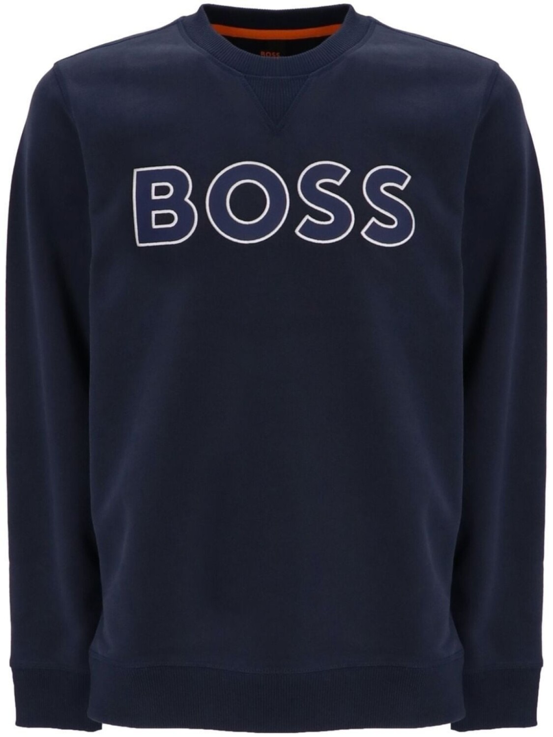 

BOSS толстовка с вышитым логотипом, синий