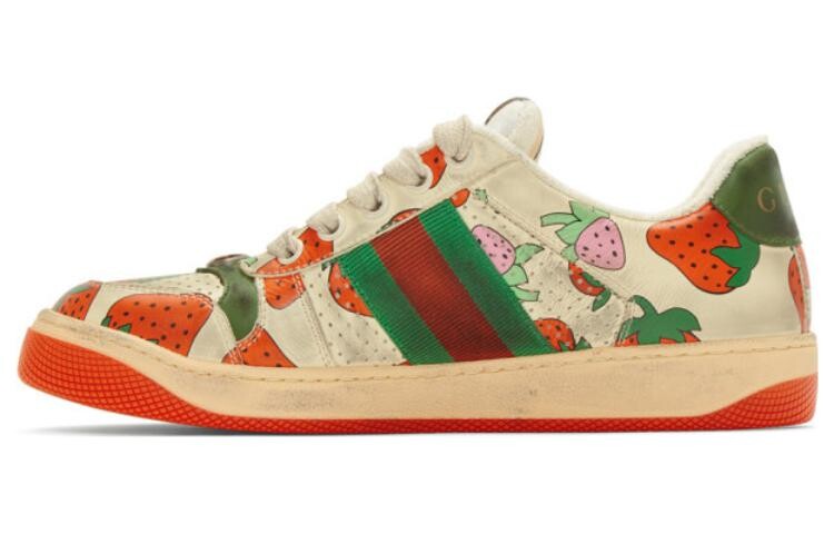 

GUCCI Wmns Screener Series Спортивная обувь Красный/Зеленый