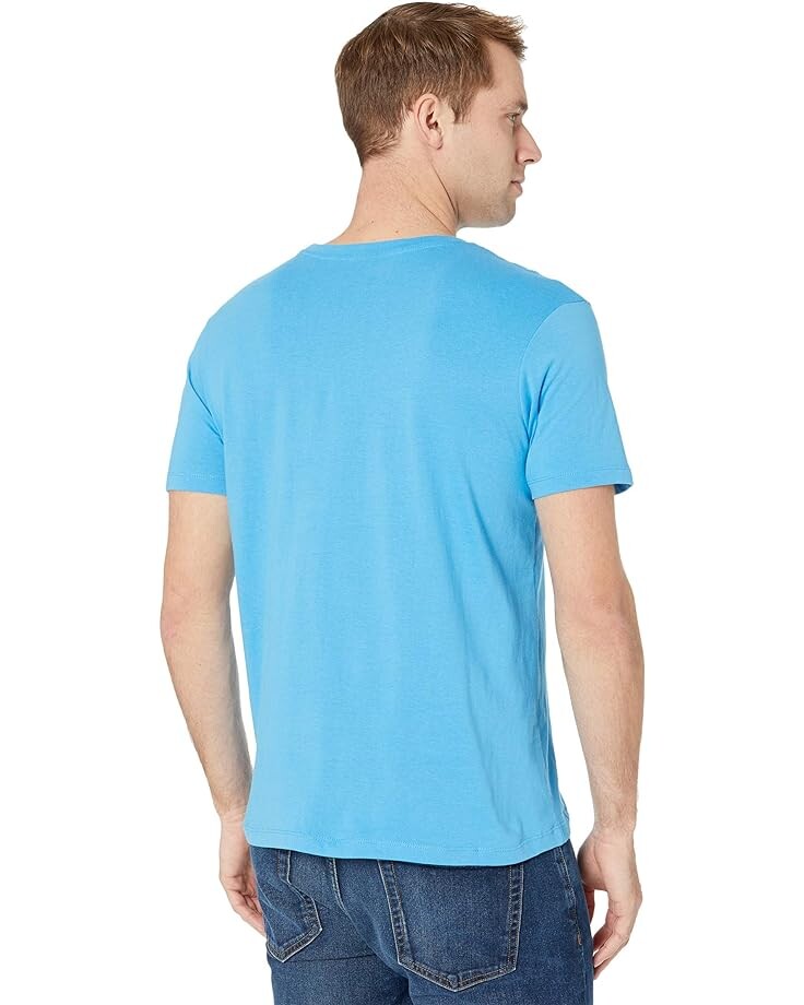 

Футболка U.S. POLO ASSN. Solid Crew Neck Pocket T-Shirt, цвет Coast Azure