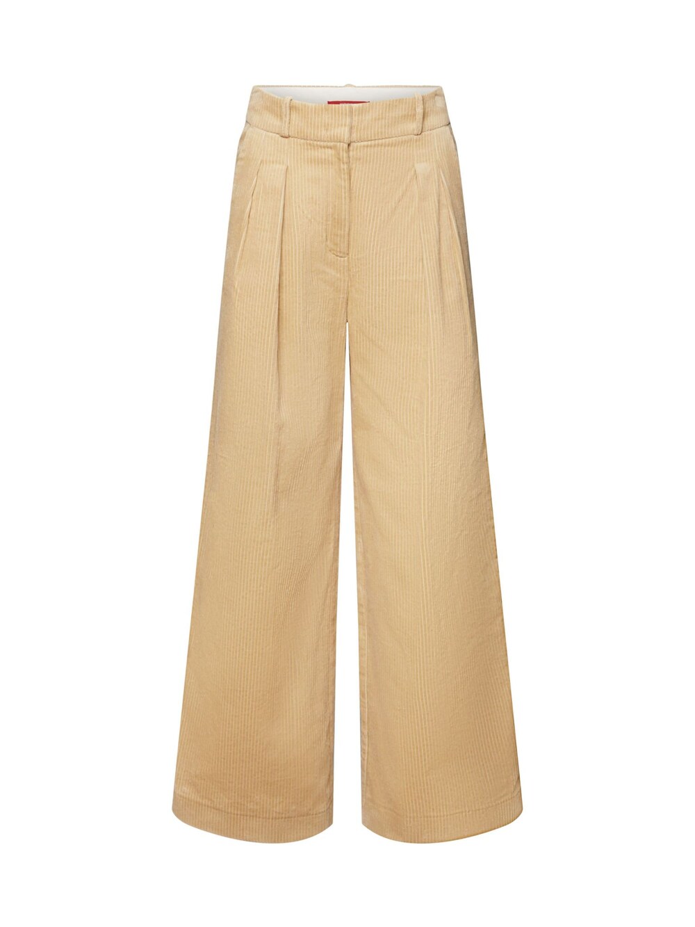 Широкие брюки со складками спереди Esprit, бежевый широкие брюки со складками misspap бежевый