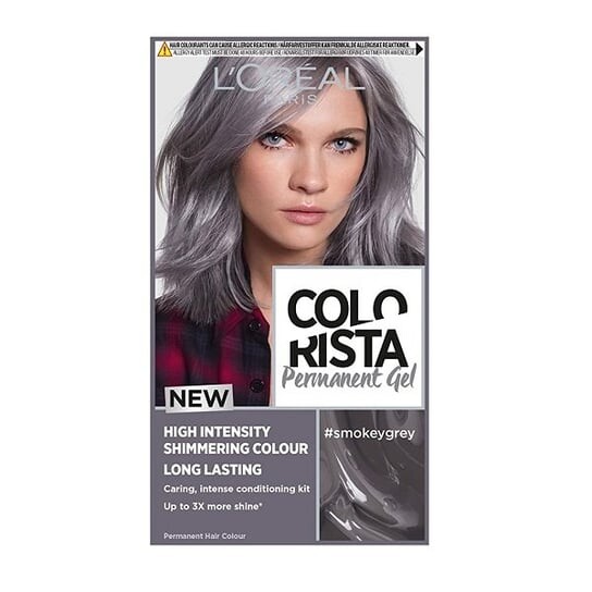 

Перманентная краска для волос Colorista Permanent Gel #smokeygrey L'Oreal Paris, L'oréal Paris