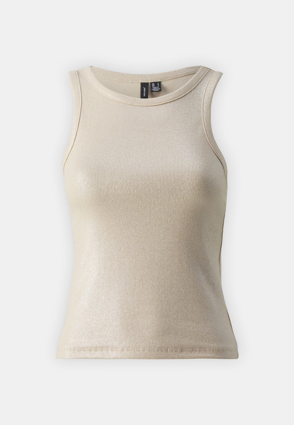 

Топ Vero Moda, соевые бобы/серебристый Vmriley Foil Tank