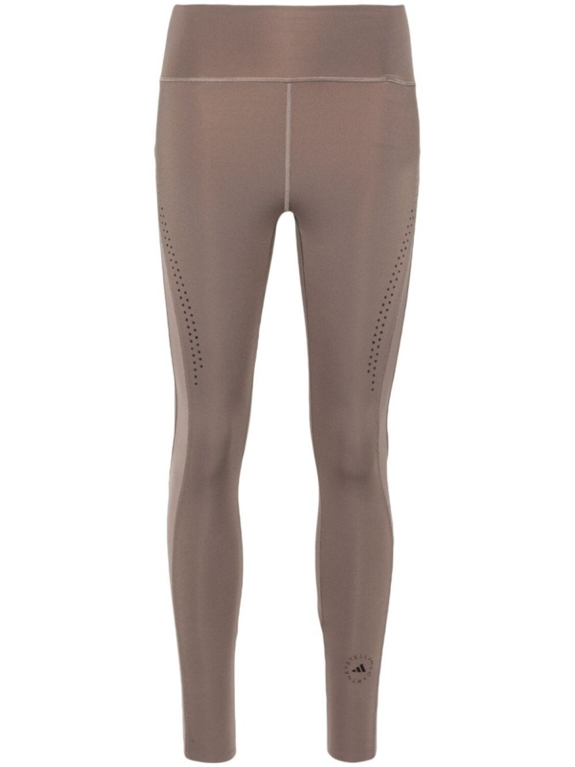 

adidas by Stella McCartney легинсы с логотипом, коричневый