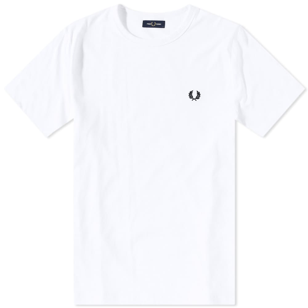 Футболка Fred Perry Ringer Tee кроссовки b721 leather fred perry цвет white 2