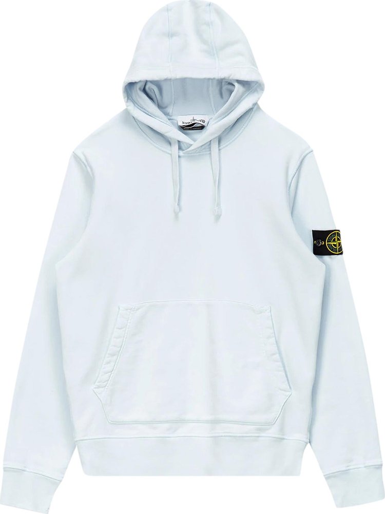 Худи Stone Island Patch Logo Hoodie 'Sky Blue', синий - фото