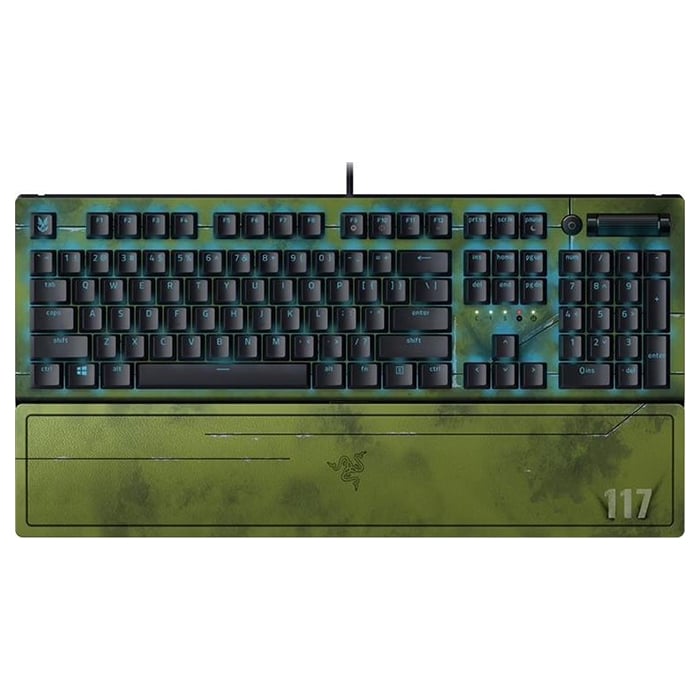 Игровая клавиатура Razer BlackWidow V3, Halo Infinite (Green Switch) - фото