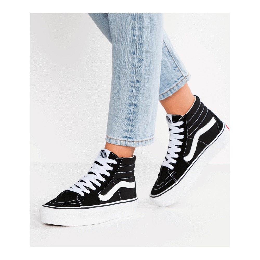 Кроссовки Vans Ua Sk8, black/true white - фото