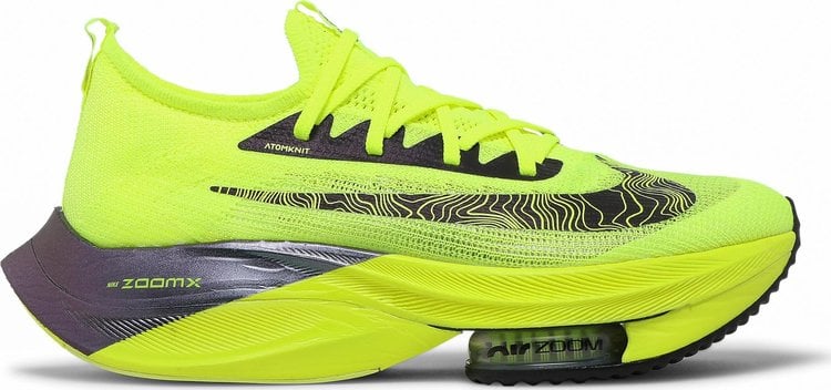 Кроссовки Nike Air Zoom Alphafly NEXT% 'Volt', желтый - фото