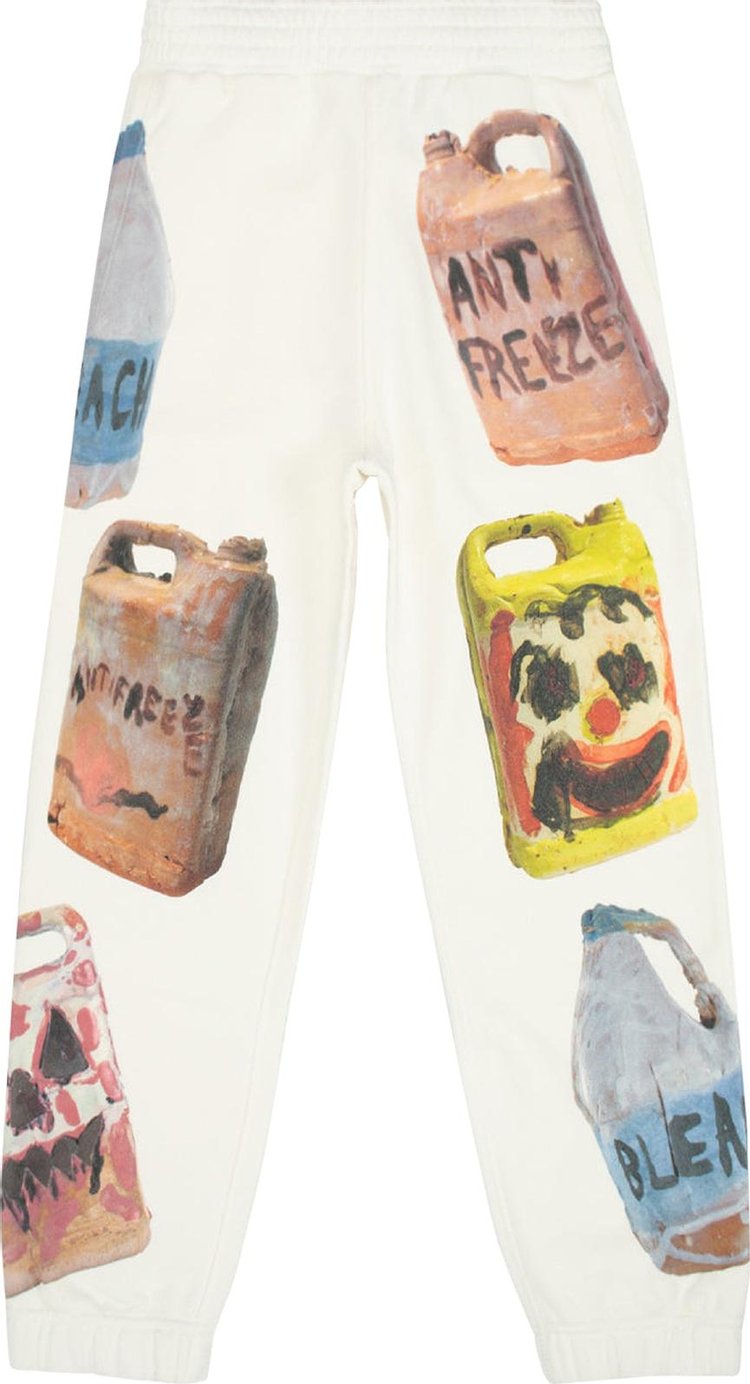 Брюки Givenchy Slim Fit Print Jogging Pants 'Rtd/Greige', белый