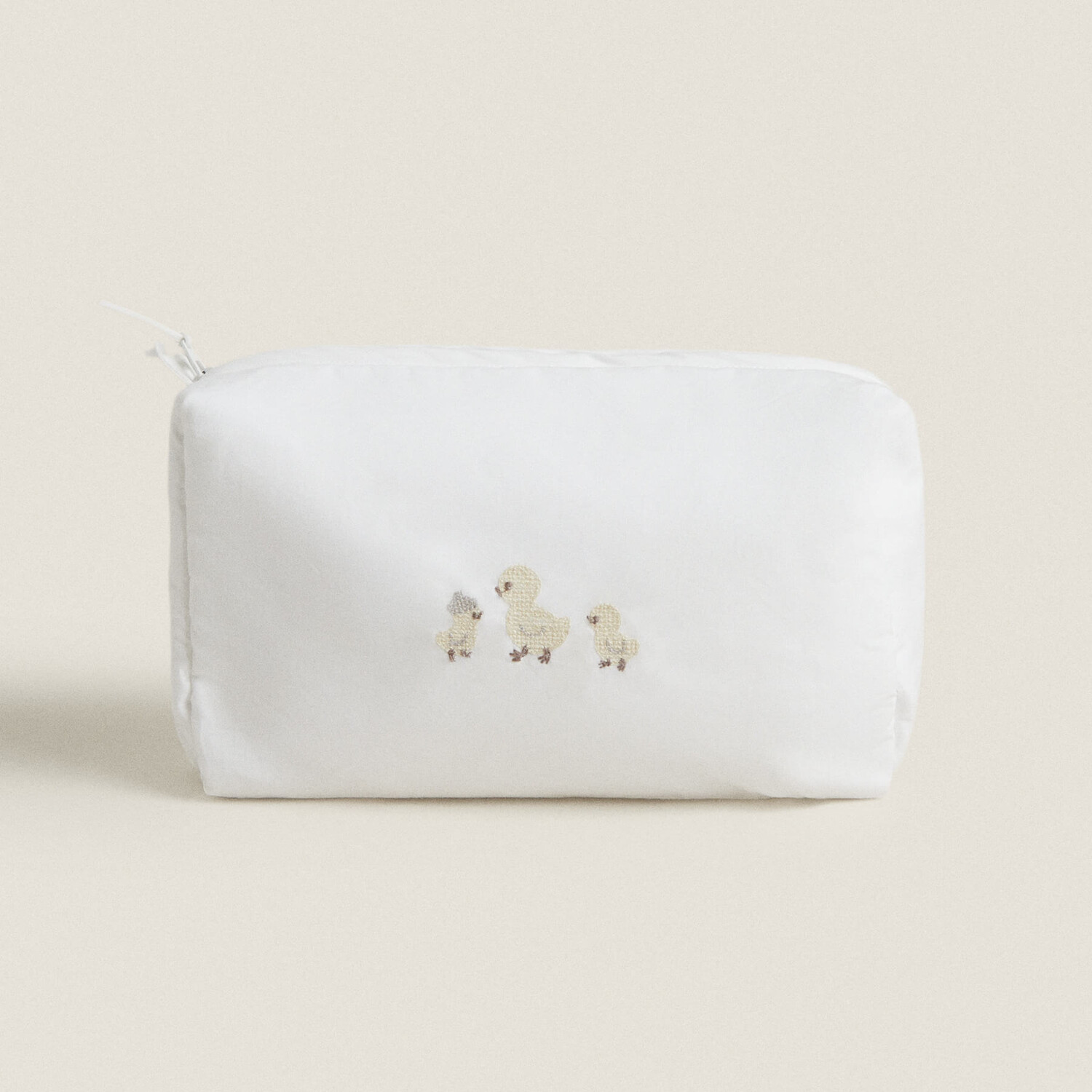 

Косметичка Zara Home Embroidered Duck, белый