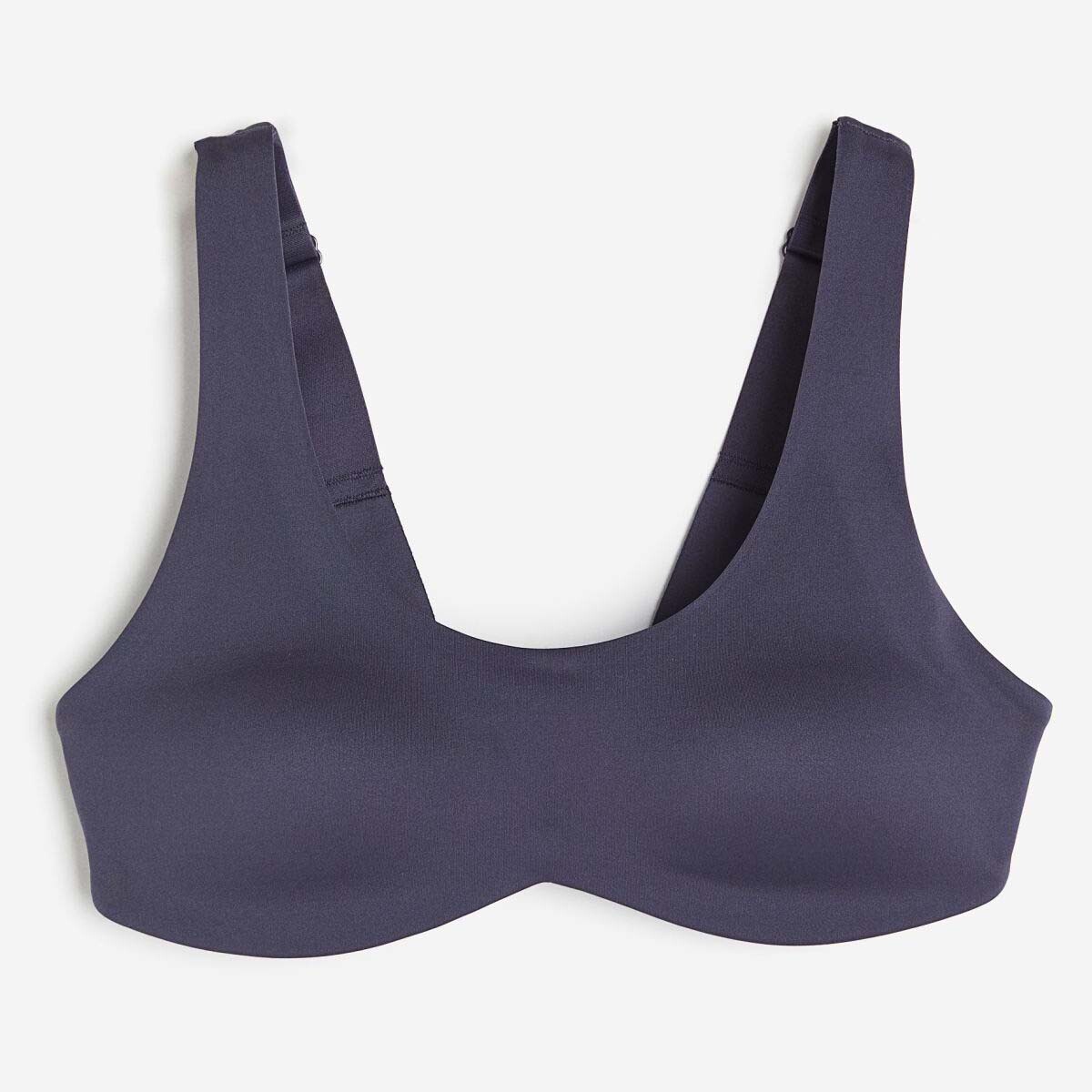 

Спортивный бюстгальтер H&M DryMove Medium Support, синий
