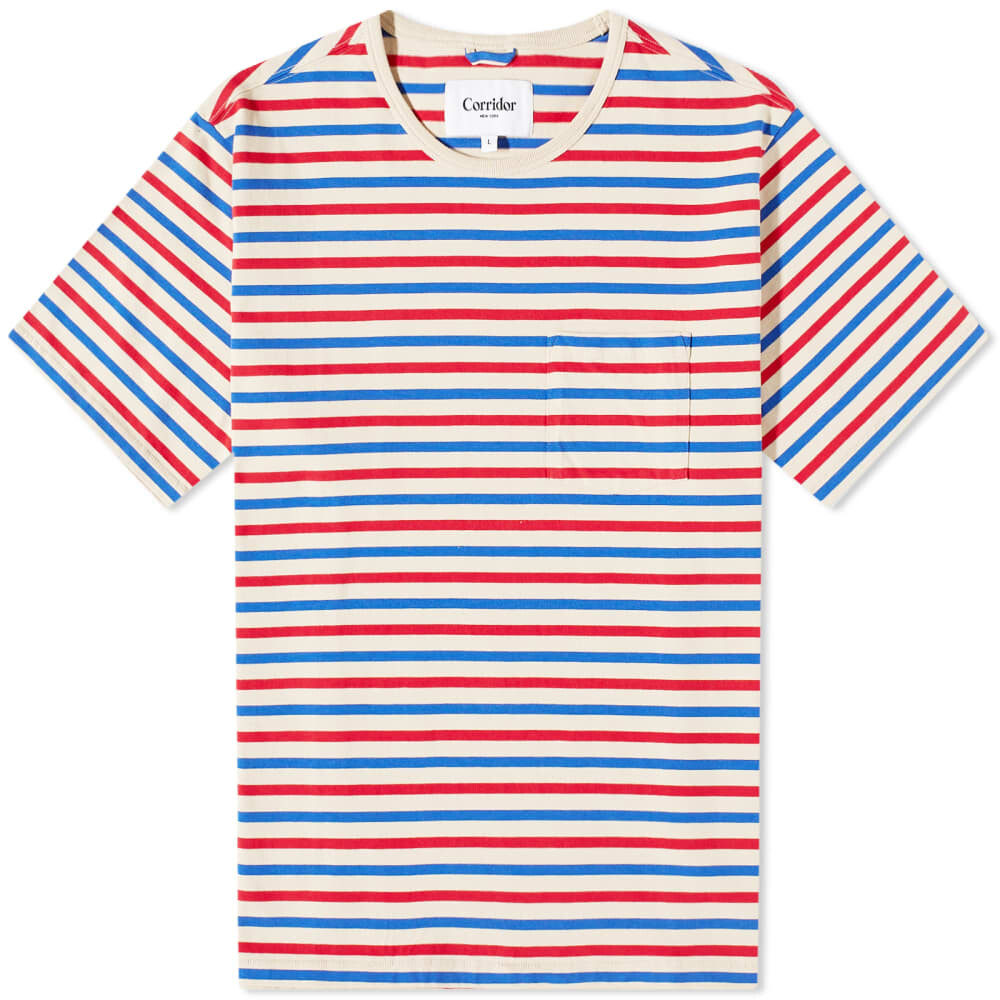 

Футболка Corridor Stripe Tee, Белый