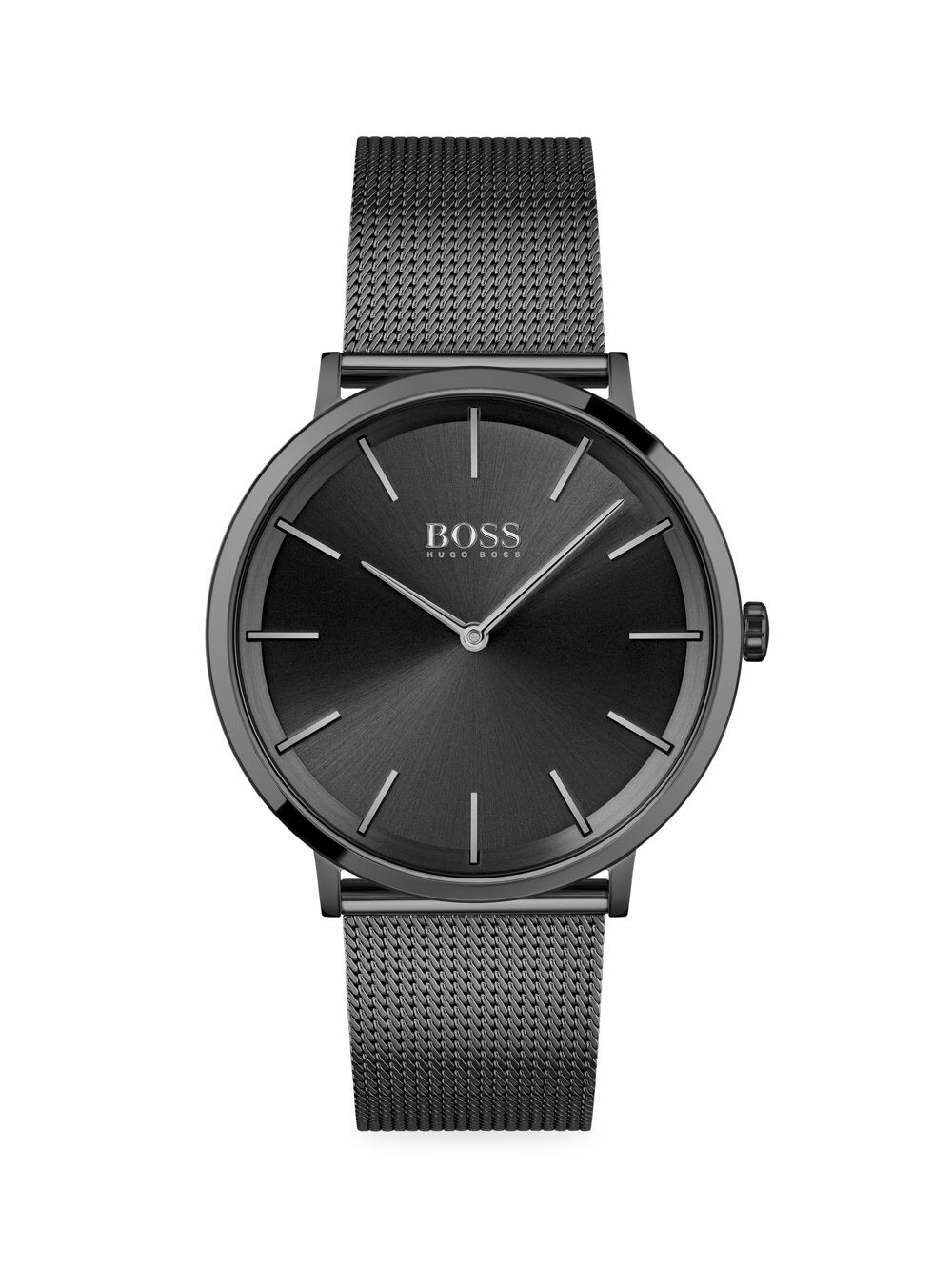 

Часы Skyliner с черным браслетом из нержавеющей стали HUGO BOSS, черный
