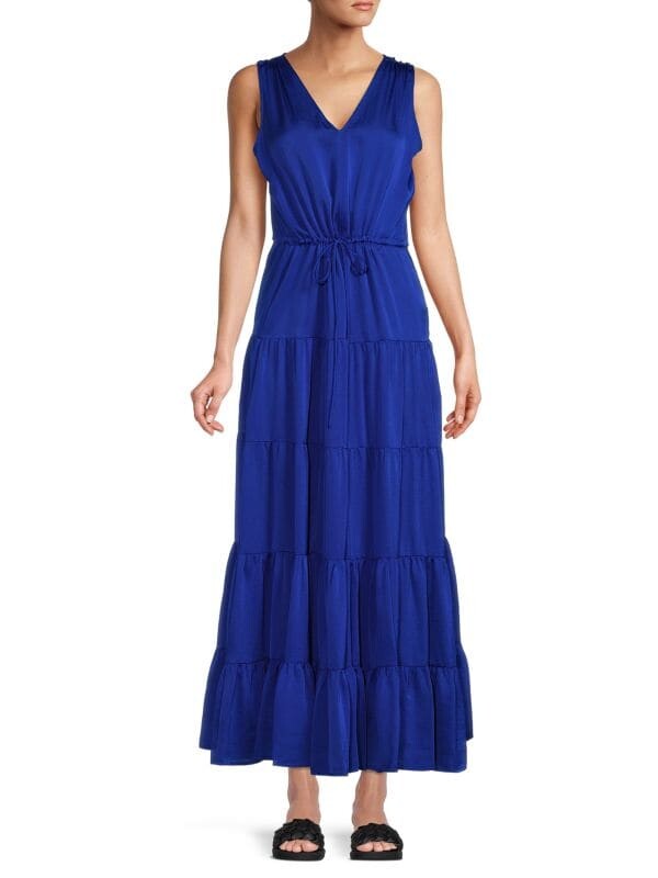 

Платье - Макси Ярусное DKNY, electric blue