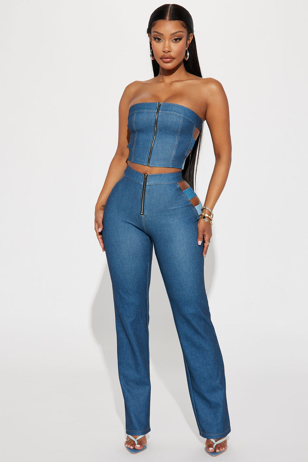 

Брюки Fashion Nova 22KS1506, синий