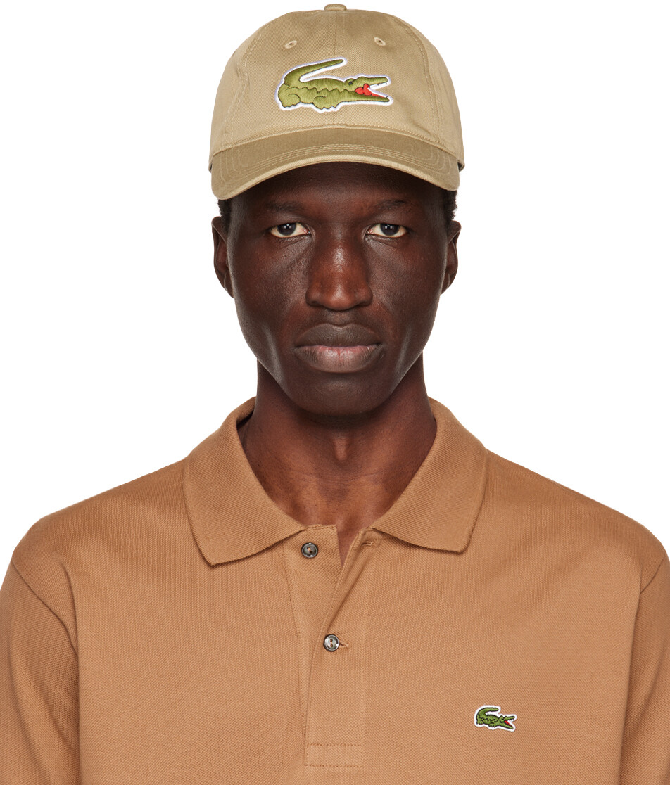 

Бежевая регулируемая кепка Lacoste