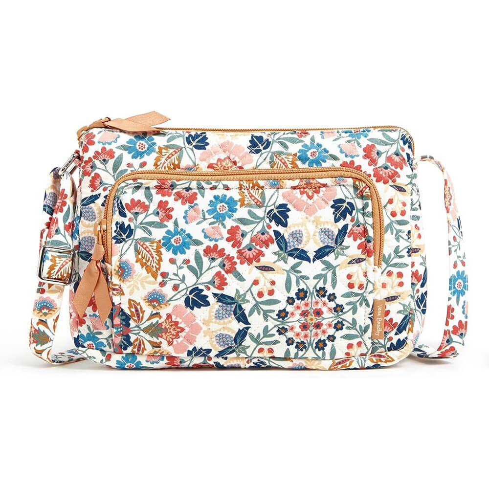 

Сумка Vera Bradley Cotton Little Hipster, разноцветный