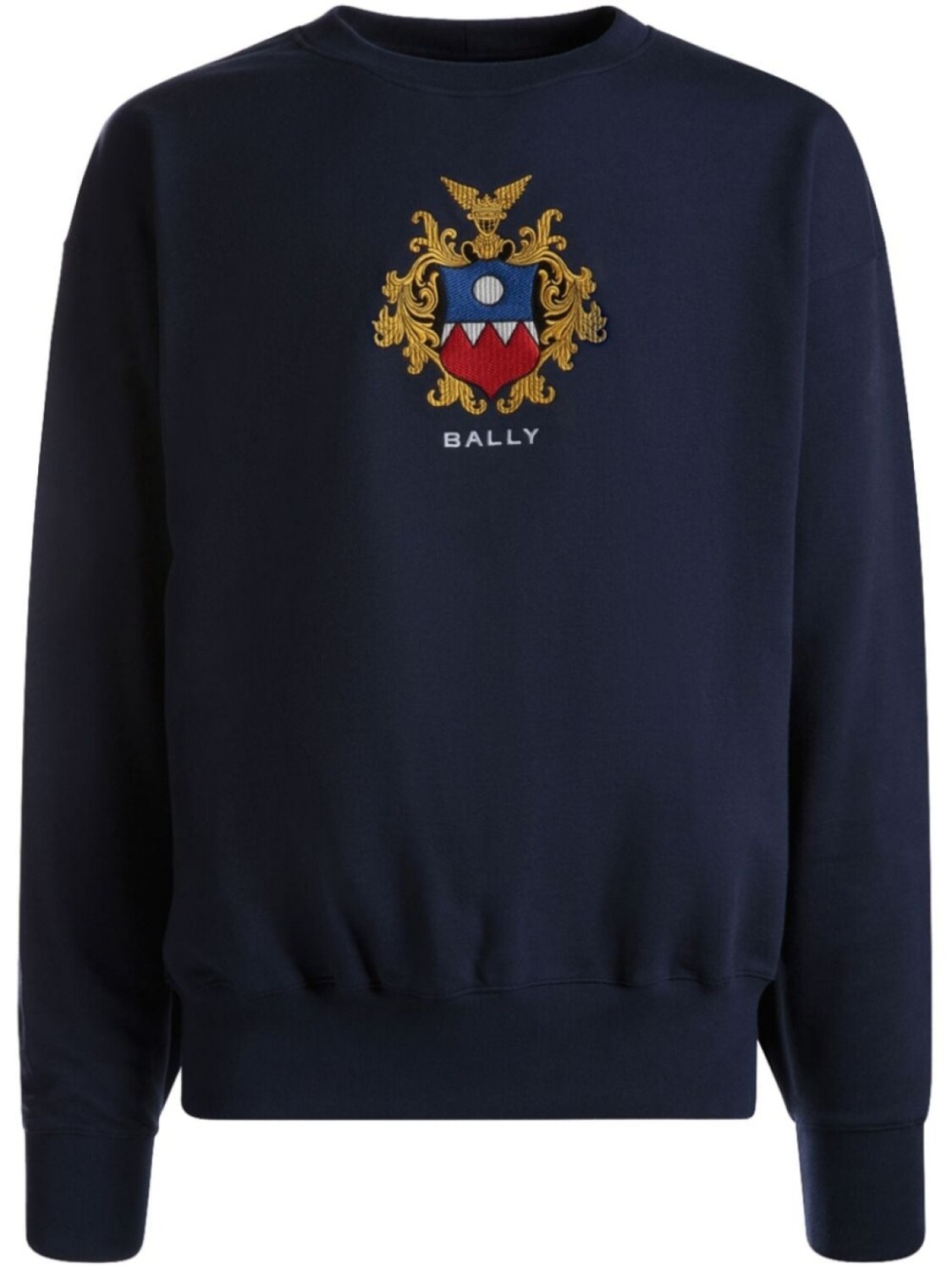 

Bally толстовка с вышитым логотипом, синий