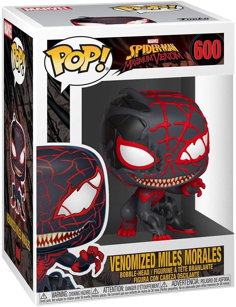 Фигурка Funko Pop! Marvel: Marvel Venom - Miles Morales, Multicolor (46459) reynolds justin a miles morales shock waves
