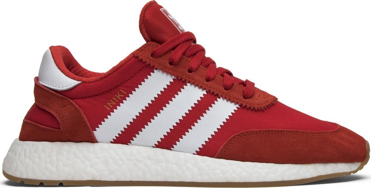 Кроссовки Adidas Iniki Runner 'Red Running White', красный - фото