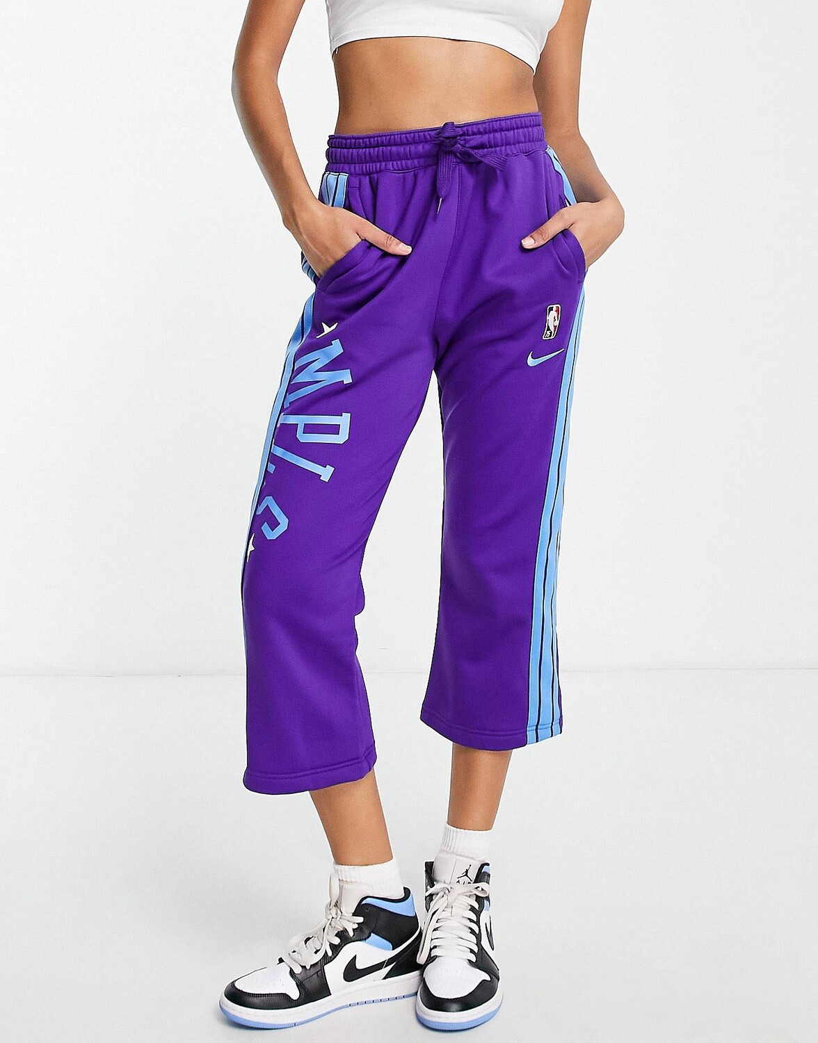 

Фиолетовые джоггеры Nike Basketball NBA LA Lakers, Фиолетовый